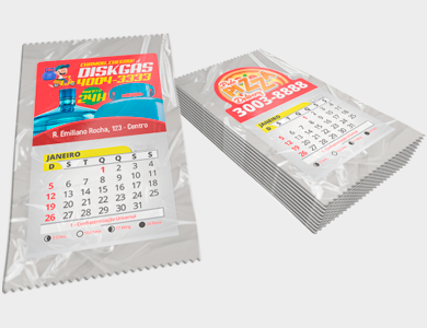 ╓m╞ com Bloco de Calendário
